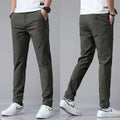 5 Colors Spring Summer Ultra-thin Men's Stretch Slim Straight Casual Pants High Quality