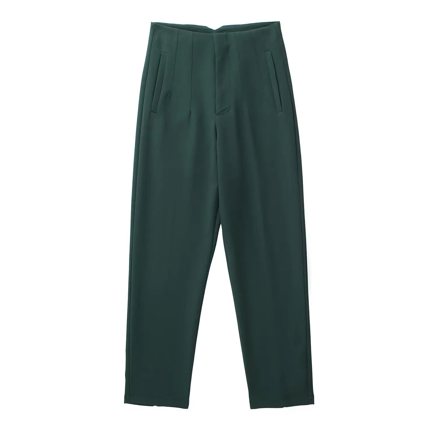 HH Women Elegant Solid Pencil Pants High Waist Pant For Women Casual Streetwear